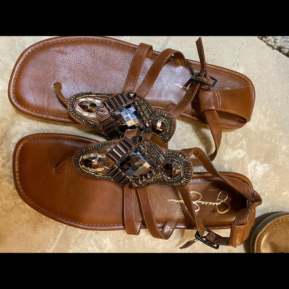 8 pair shoes Coach,  Reba, BCBG, Jessica Simpson, and unknown brands - Picture 11 of 11